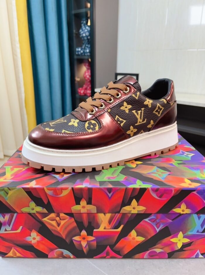 Alternative view of LOUIS VUITTON MEN’S SNEAKERS MONOGRAM EMPREINTE BROWN