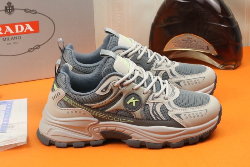 Alternative view of PRADA SPORT RUNNING SNEAKER IN GREY