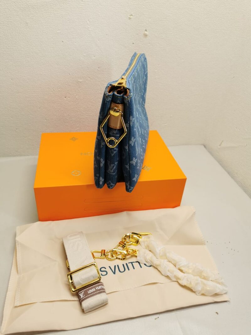 Alternative view of LOUIS VUITTON COUSSIN PM BAG DENIM BLUE 26CM M24564