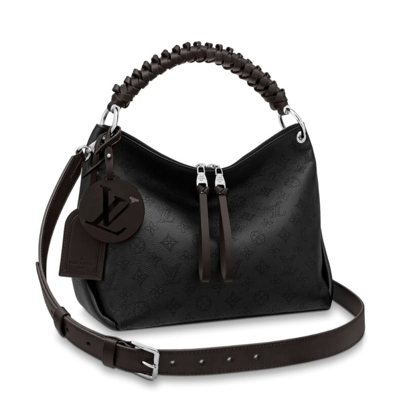 LOUIS VUITTON BEAUBOURG HOBO MM MAHINA BLACK 32CM M56073