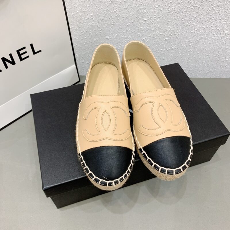 Alternative view of CHANEL ESPADRILLES BEIGE BLACK G29762 X01000 C0204