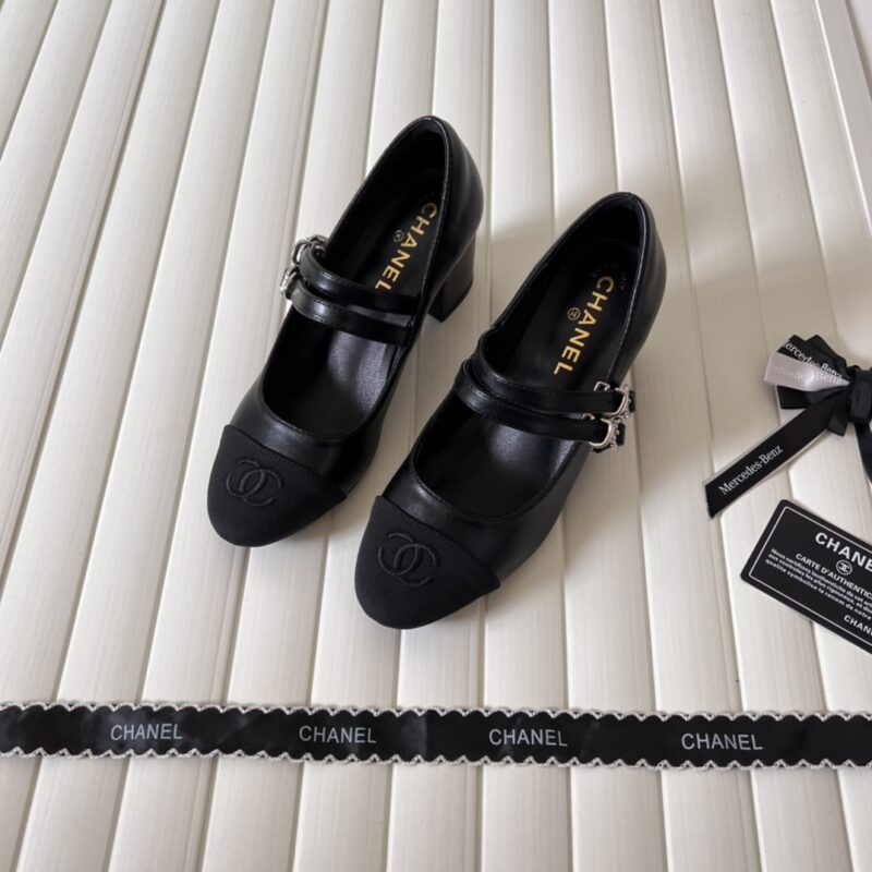 Alternative view of CHANEL MARY JANES AND GROSGRAIN BLACK G45696 B16524 NX492