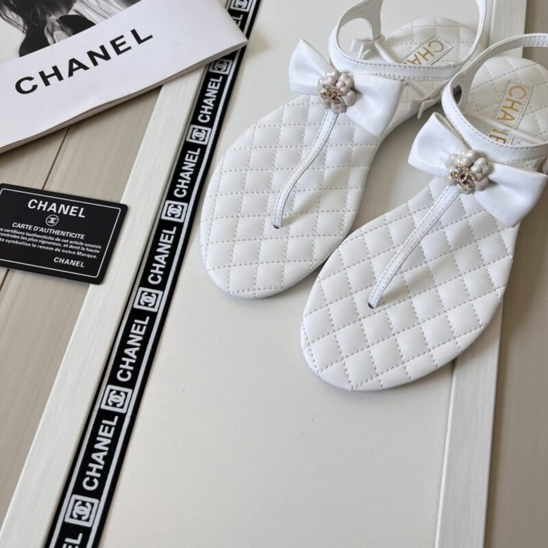 Alternative view of CHANEL SANDALS WHITE G45258