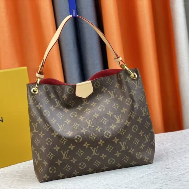 Alternative view of Louis Vuitton Graceful PM Monogram Canvas Red 35Cm