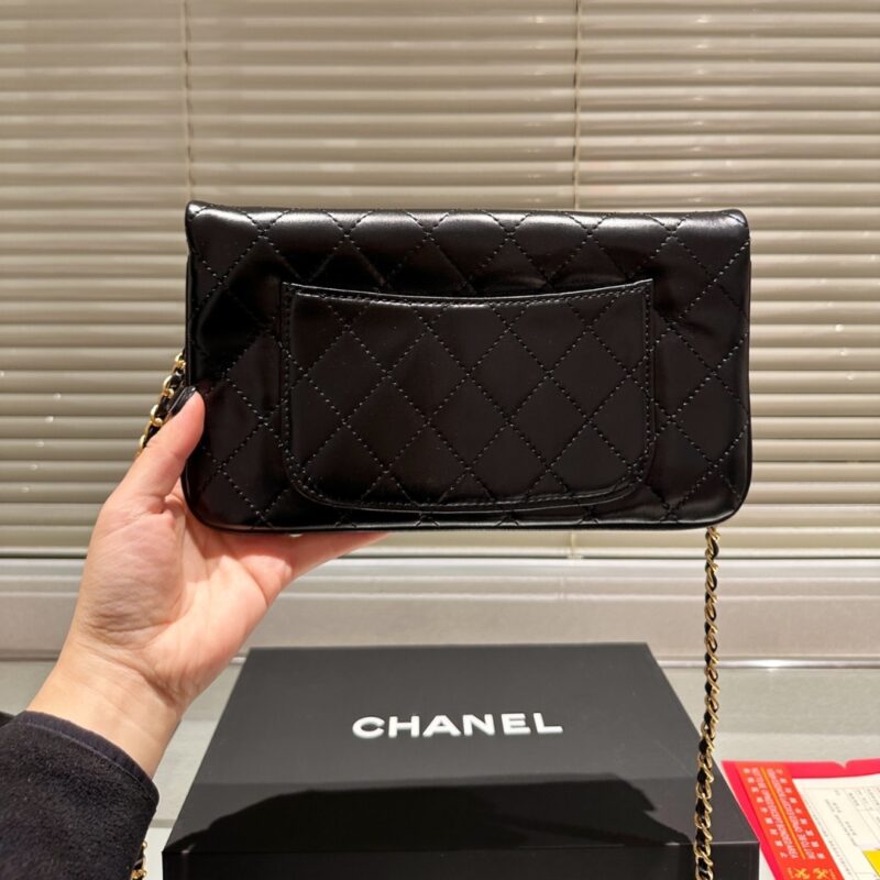 Alternative view of CHANEL 24C WOC 31 RUE CAMBON BLACK SHINY GHW BLACK 25CM