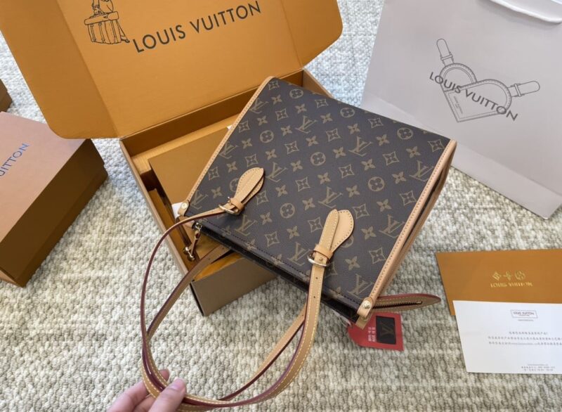 Alternative view of LOUIS VUITTON POPINCOURT HART TOTE HANDBAG MONOGRAM CANVAS 28CM M40007