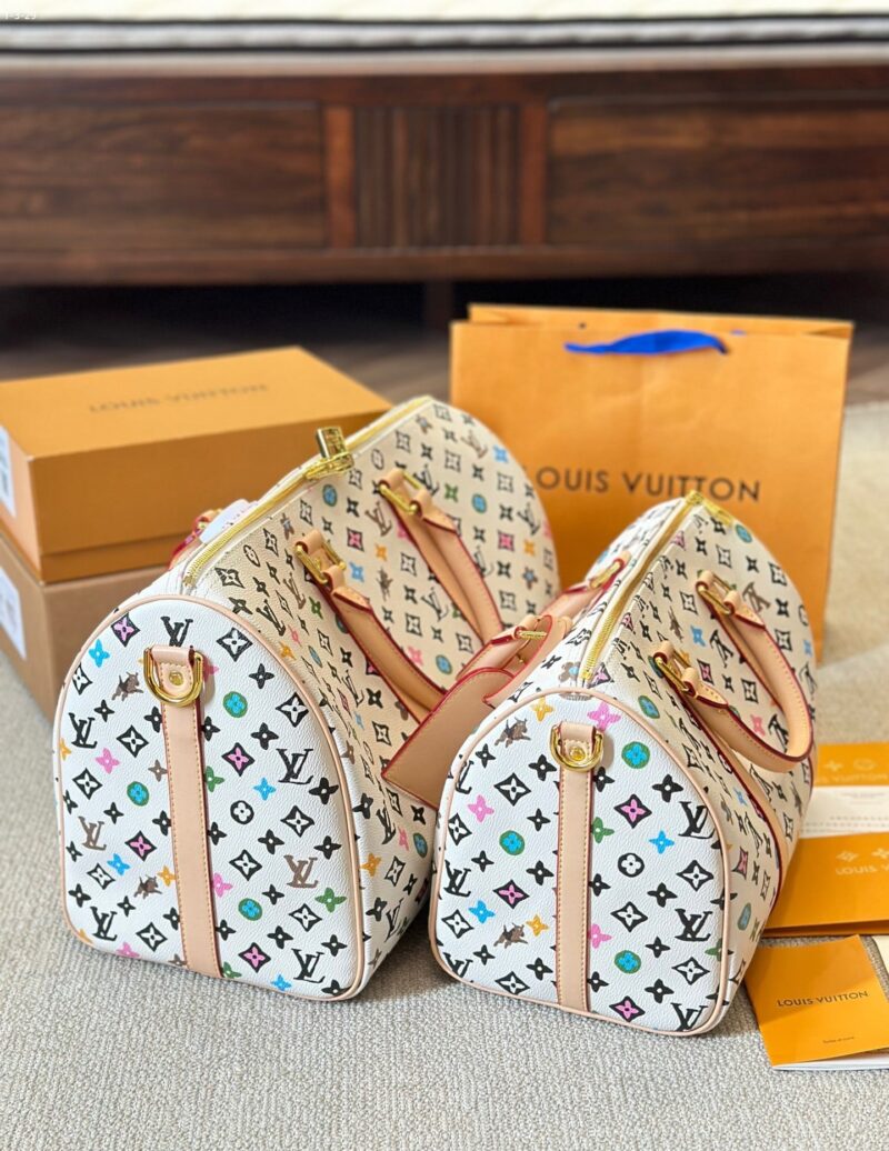 Alternative view of LOUIS VUITTON KEEPALL BANDOULIÈRE VANILLA 40CM M25233