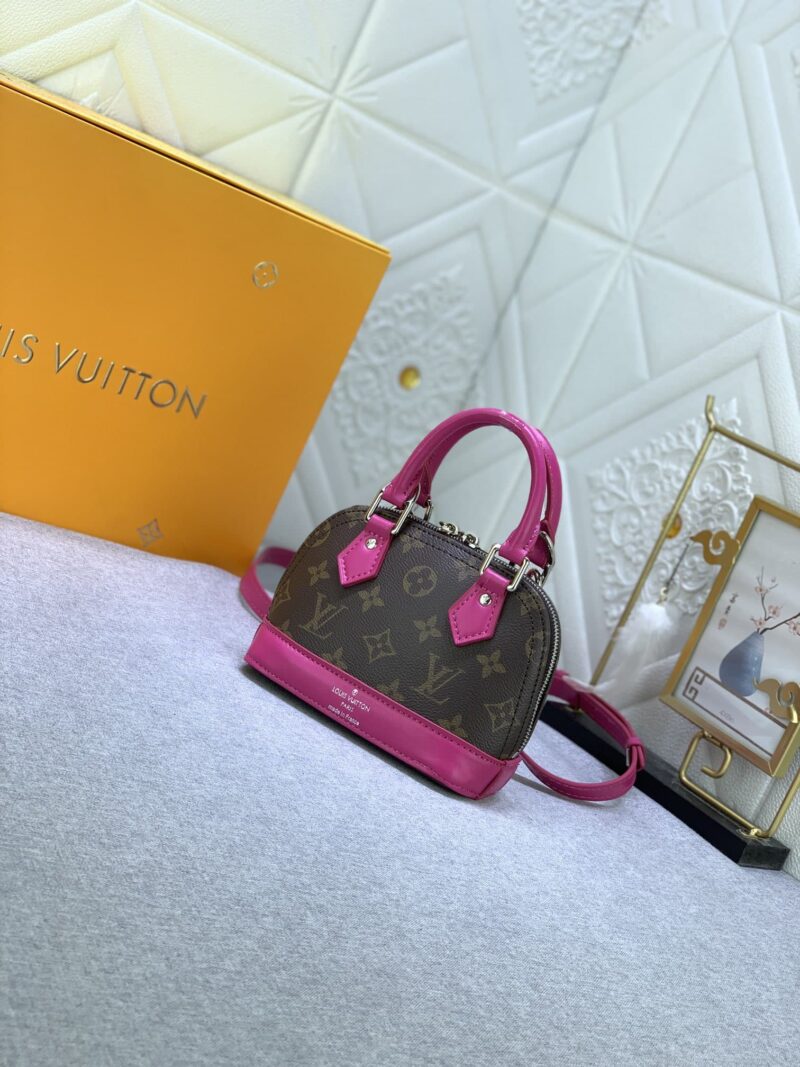 Alternative view of LOUIS VUITTON MINI ALMA MONOGRAM CANVAS MIX WITH PINK 18CM M83206