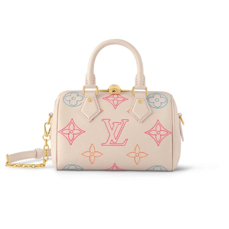 LOUIS VUITTON SPEEDY BANDOULIÈRE MONOGRAM EMPREINTE 20CM M46667
