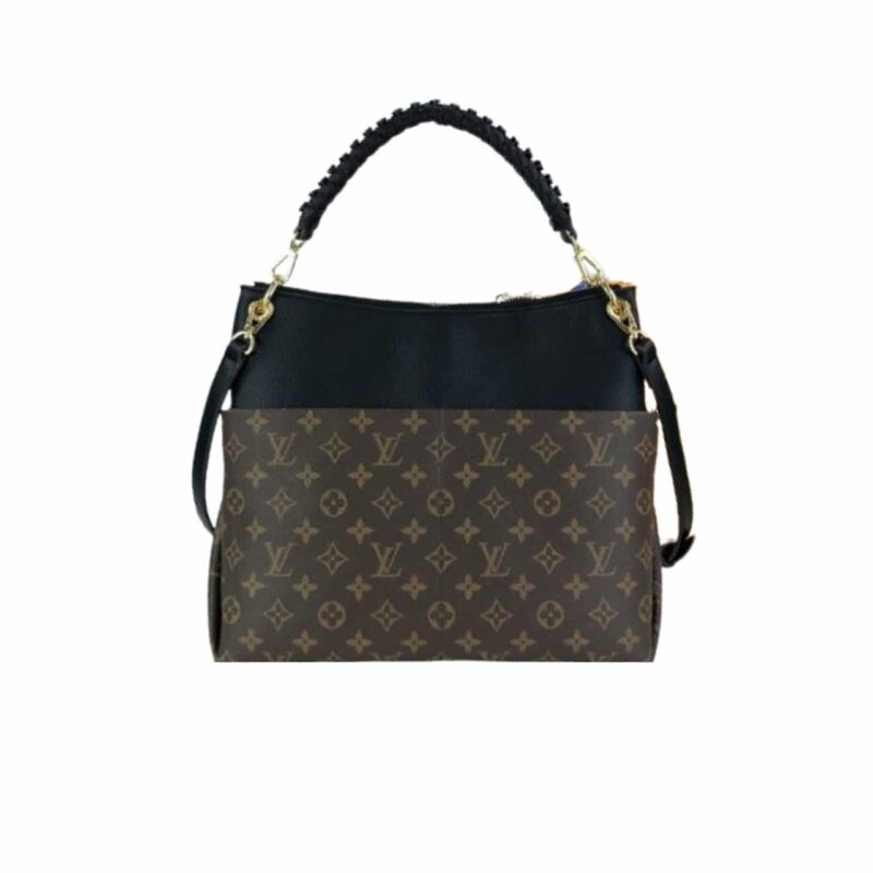 LOUIS VUITTON MAIDA HOBO HANDBAG BLACK MONOGRAM 33CM