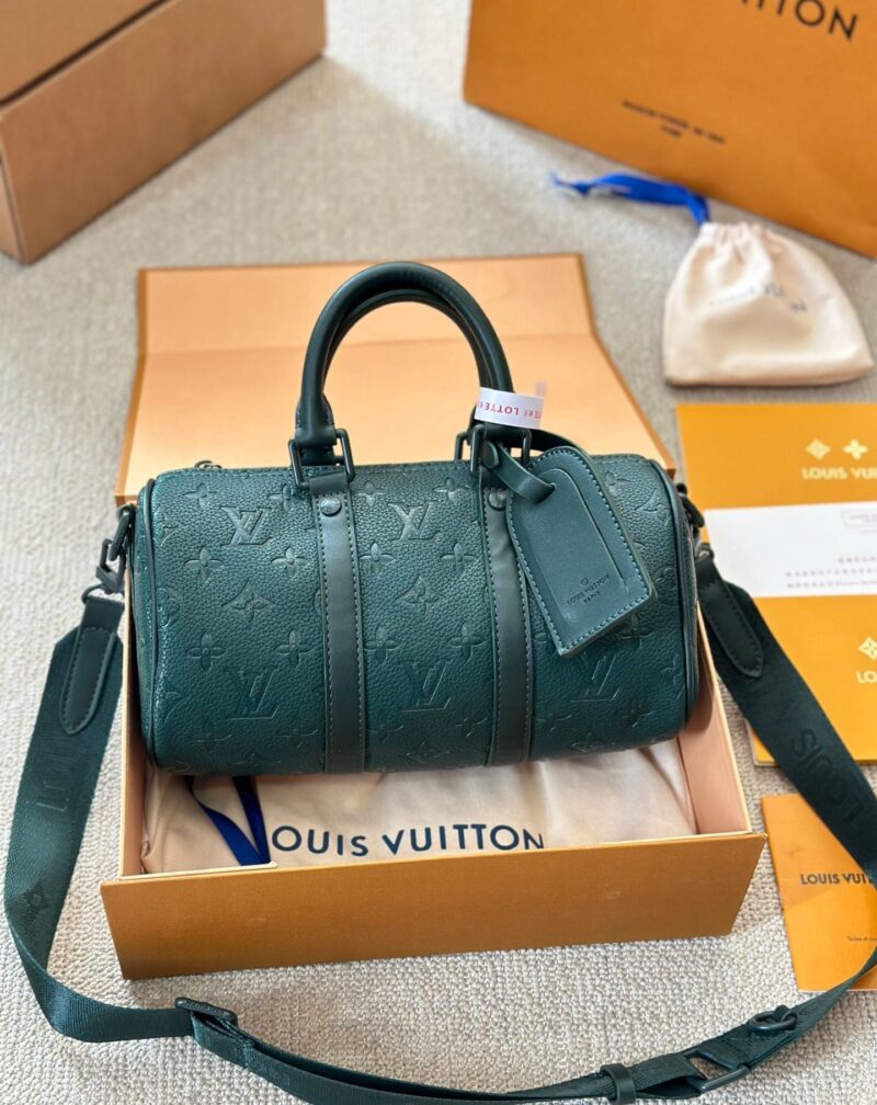Alternative view of LOUIS VUITTON KEEPALL BANDOULIÈRE DARK GREEN 25CM M24432