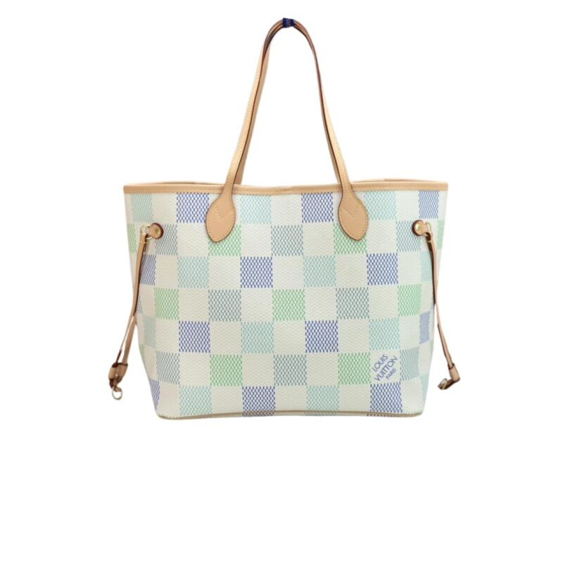 LOUIS VUITTON NEVERFULL DAMIER CANVAS PISTACHIO 31CM