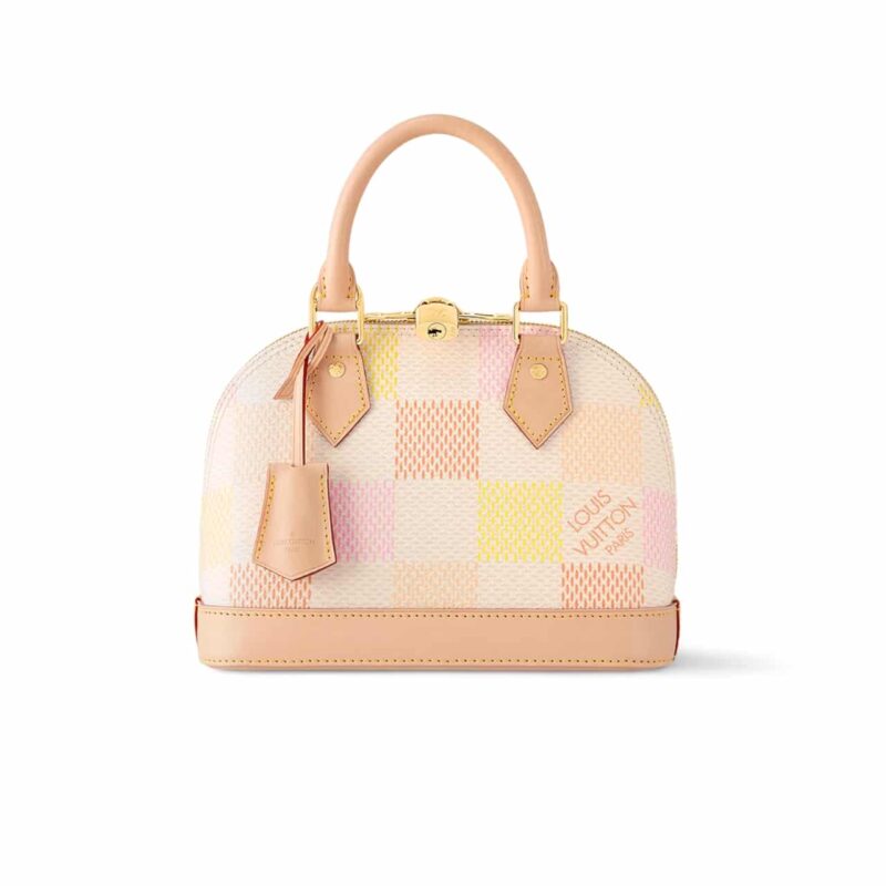 LOUIS VUITTON ALMA BB DAMIER CANVAS PEACH 23CM N40516