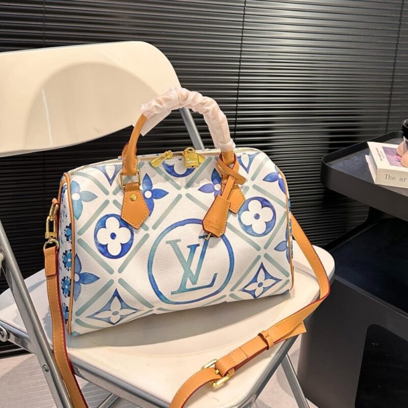Alternative view of LOUIS VUITTON SPEEDY BANDOULIÈRE 25 OTHER MONOGRAM CANVAS LAGOON 25CM M11264