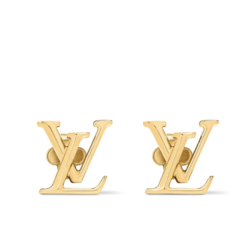 LOUIS VUITTON LV ICONIC EARRINGS GOLD M00743