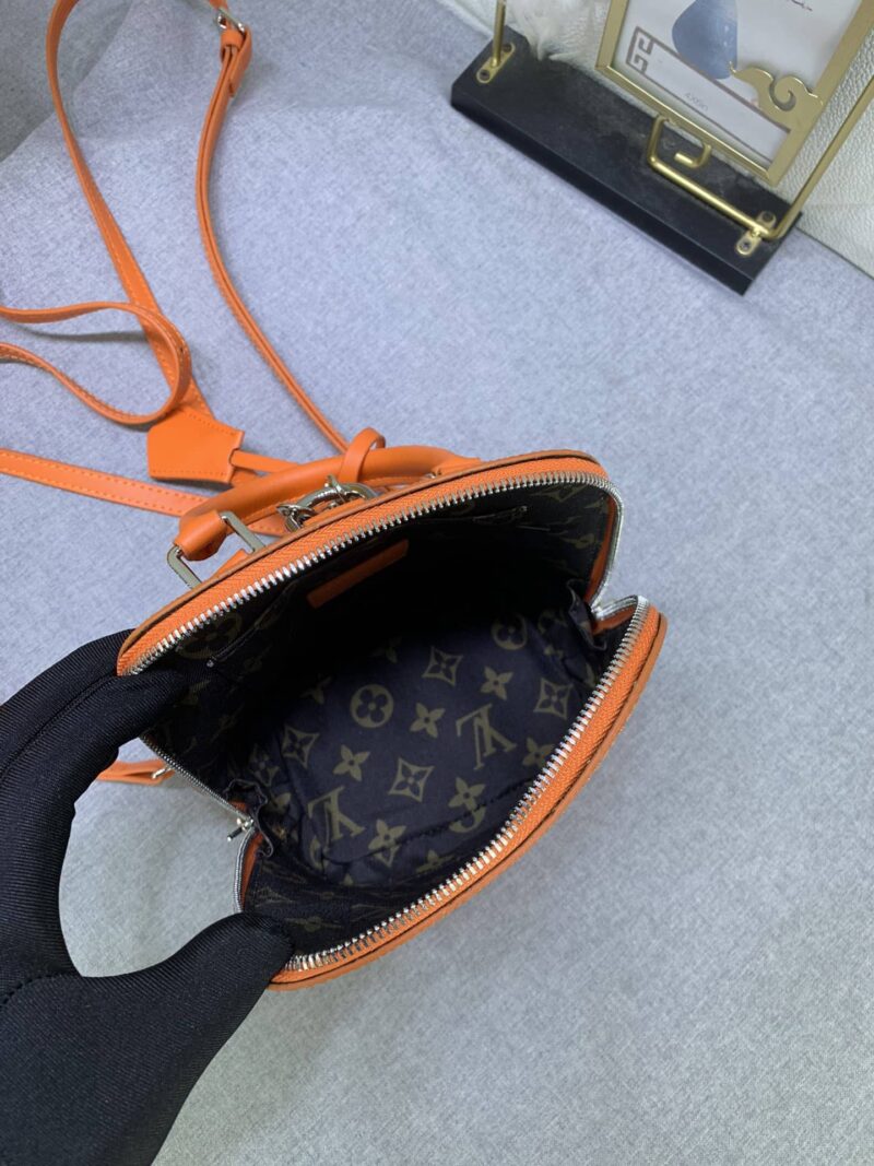 Alternative view of LOUIS VUITTON ALMA BACKPACK EPI LEATHER ORANGE 20CM M25104