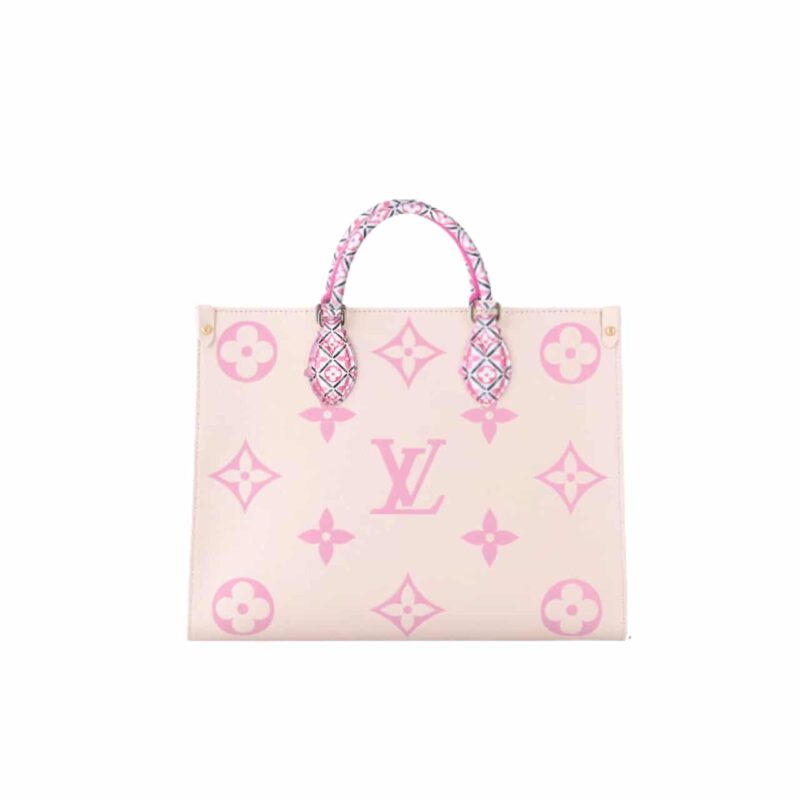 LOUIS VUITTON BY THE POOL ON THE GO PM TOTE BAG PINK 34CM M22976