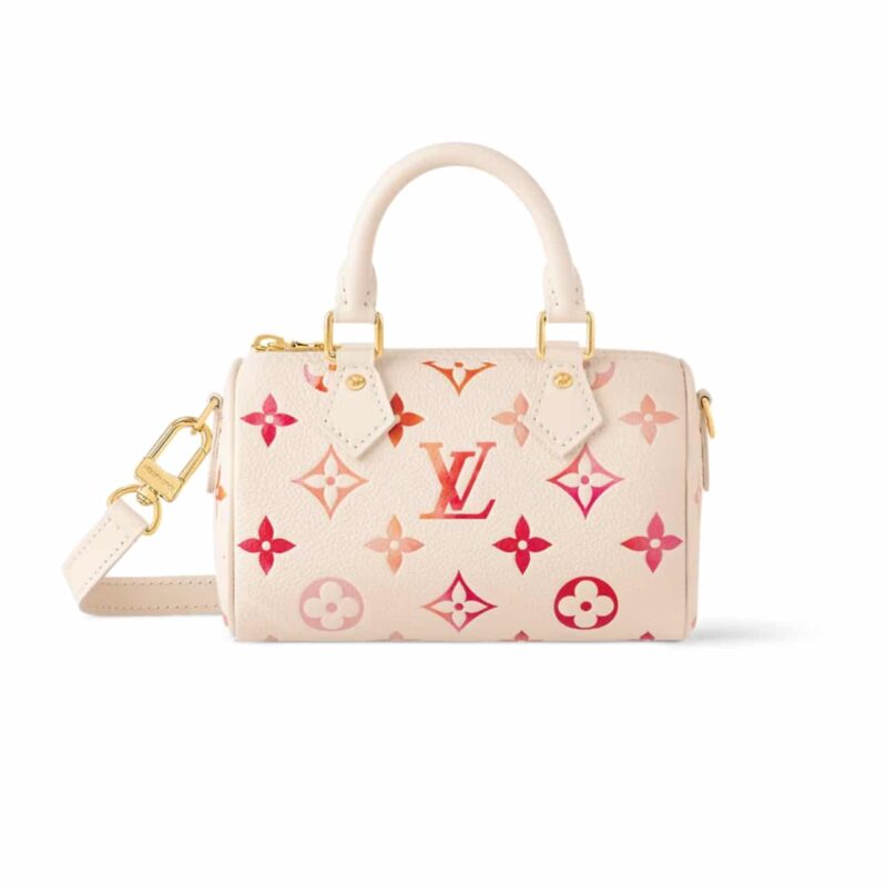 LOUIS VUITTON NANO SPEEDY BAG SUNRISE AQUARELLE 16CM M83452
