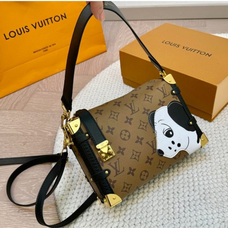 Alternative view of LOUIS VUITTON SIDE TRUNK MM MONOGRAM REVERSE COATED CANVAS 23CM M47202
