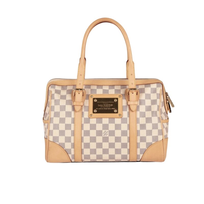 LOUIS VUITTON BERKELEY DAMIER AZUR CANVAS BEIGE 32CM