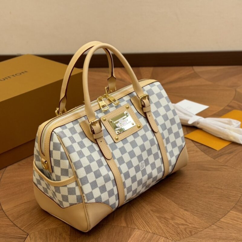 Alternative view of LOUIS VUITTON BERKELEY DAMIER AZUR CANVAS BEIGE 32CM