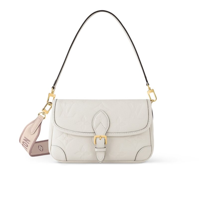 LOUIS VUITTON DIANE MONOGRAM EMPREINTE LEATHER WHITE 24CM M46388