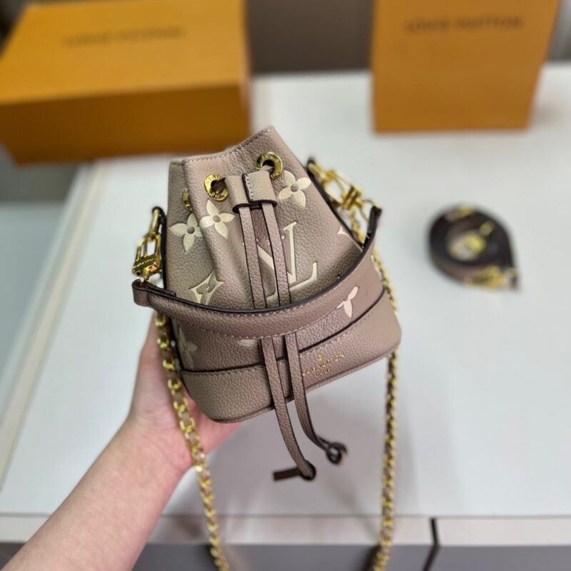 Alternative view of LOUIS VUITTON NANO NOÉ BAG MONOGRAM BEIGE 16CM M46291