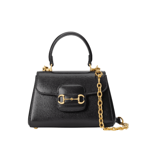 GUCCI HORSEBIT 1955 MINI BAG BLACK 22CM 703848 AAA7G 1000