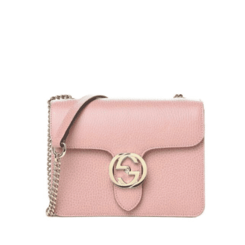 GUCCI GG MARMONT SHOULDER BAGS PINK 20CM