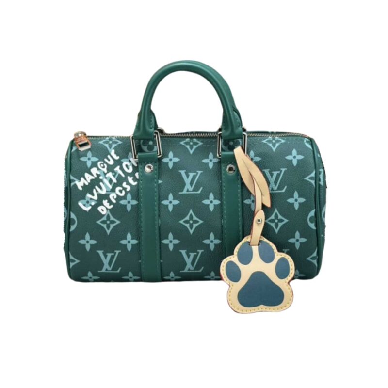 LOUIS VUITTON KEEPALL BANDOULIÈRE 25 MONOGRAM GREEN 25CM