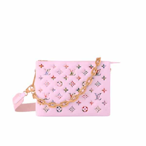 LOUIS VUITTON BOLSO COUSSIN PM MONOGRAM LIGHT PINK 27CM