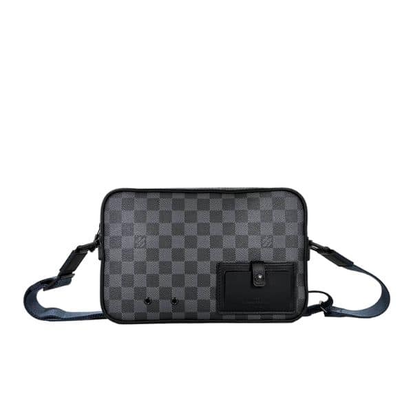 LOUIS VUITTON ALPHA MESSENGER DAMIER BLACK 27CM