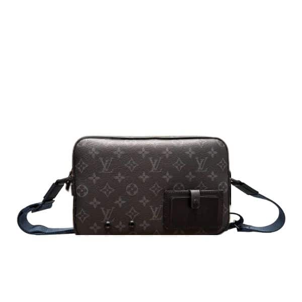 LOUIS VUITTON ALPHA MESSENGER MONOGRAM BLACK 27CM