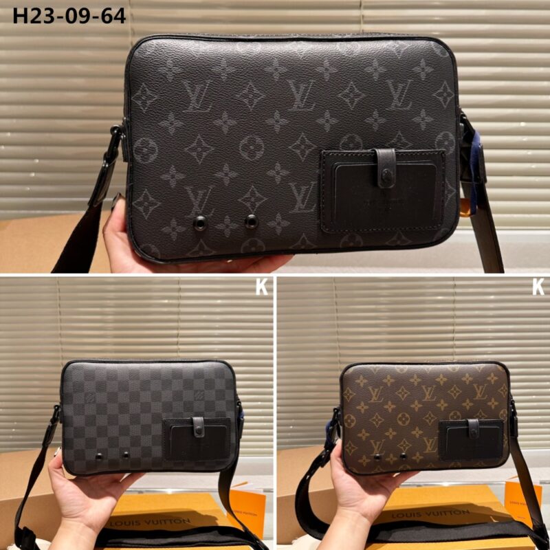 Alternative view of LOUIS VUITTON ALPHA MESSENGER MONOGRAM BLACK 27CM