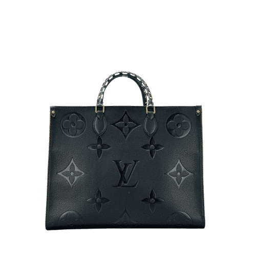 LOUIS VUITTON CRAFTY ONTHEGO GM BLACK 41CM