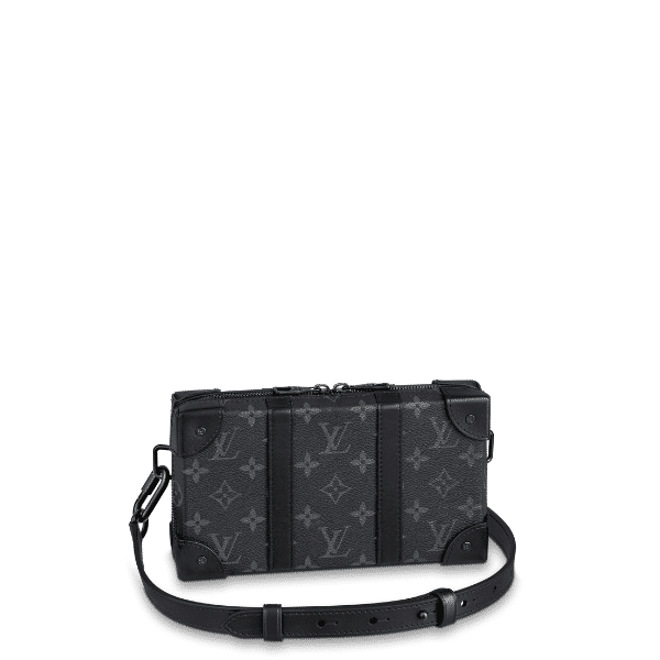 LOUIS VUITTON SOFT TRUNK MONOGRAM ECLIPSE CANVAS BLACK 23CM M69838