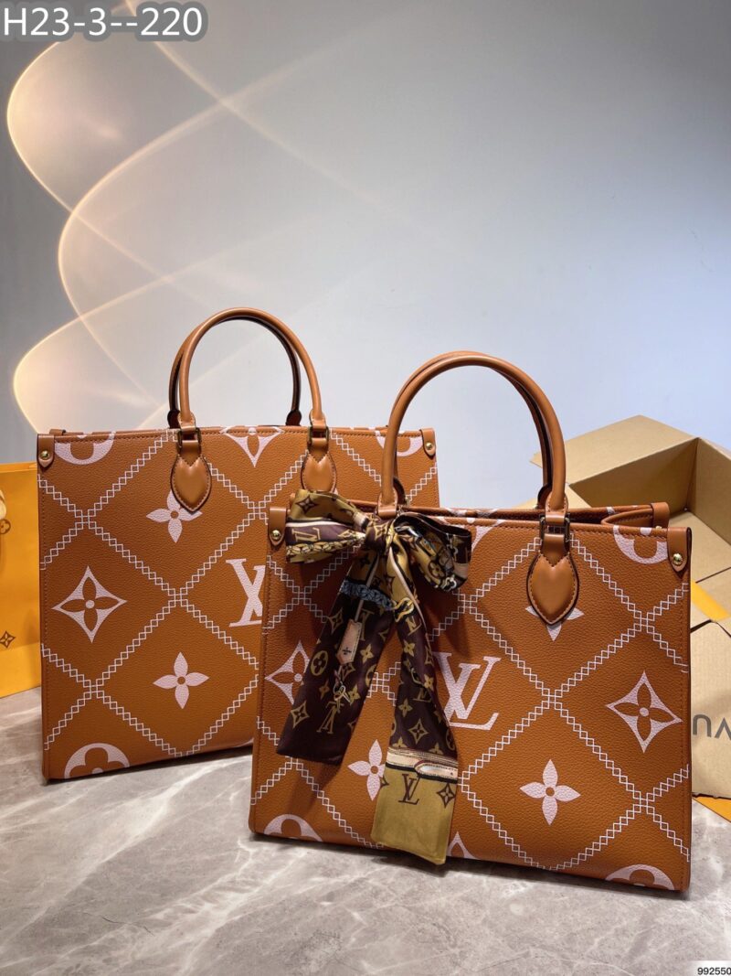 Alternative view of LOUIS VUITTON ONTHEGO MM MONOGRAM ARIZONA BROWN 41CM M46015