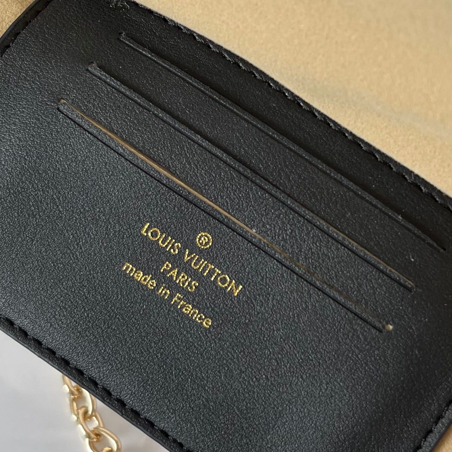 LOUIS VUITTON WALLET ON CHAIN IVY MONOGRAM CANVAS DUNE 23CM M83091 - Image 4