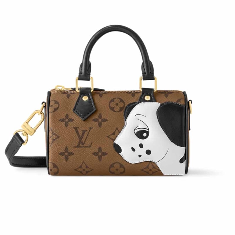 LOUIS VUITTON NANO SPEEDY MONOGRAM REVERSE COATED CANVAS 16CM M83688