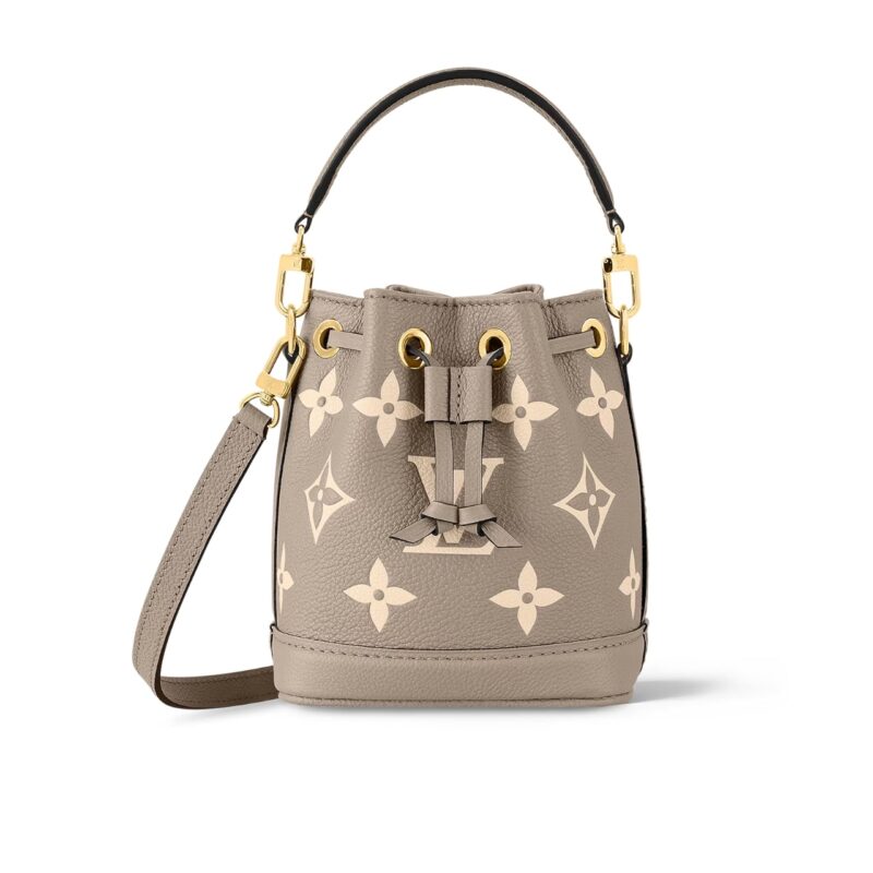 LOUIS VUITTON NANO NOÉ BAG MONOGRAM BEIGE 16CM M46291