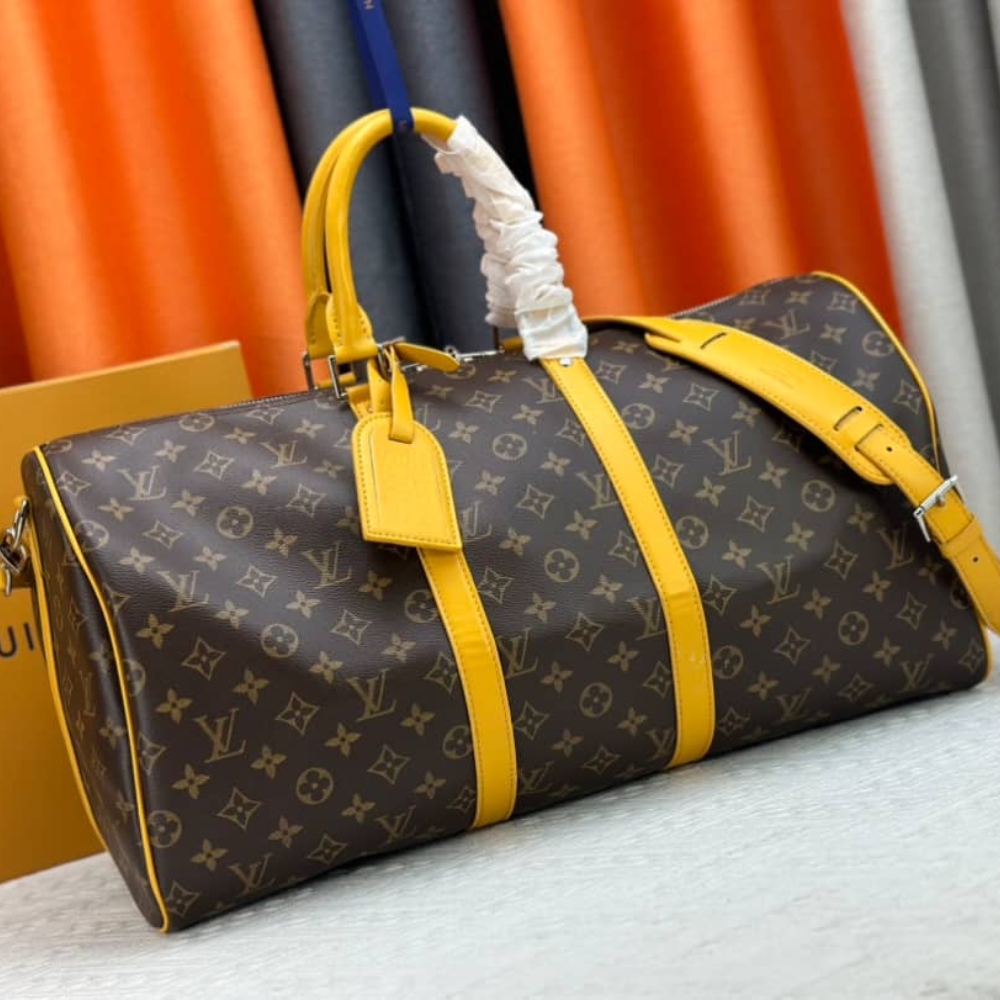 Louis Vuitton Keepall Bandoulière 50 Yellow 50Cm M46771 - Image 3
