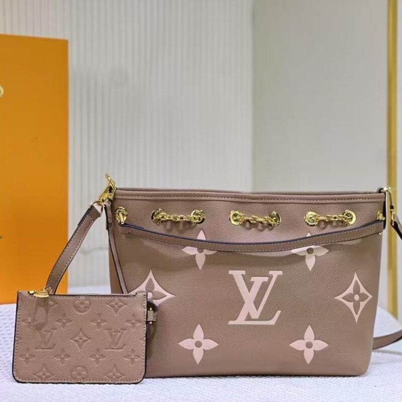 Alternative view of LOUIS VUITTON SUMMER BUNDLE BAG TOURTERELLE GREY 28CM M25453