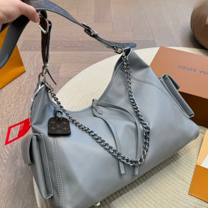 Alternative view of LOUIS VUITTON CARRYALL DARK MM GRIS TRIANON 40CM M12583