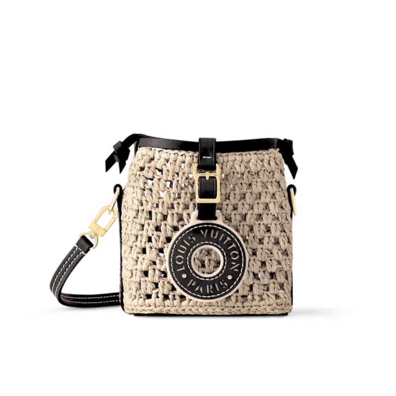 LOUIS VUITTON NOÉ PURSE BLACK 18CM