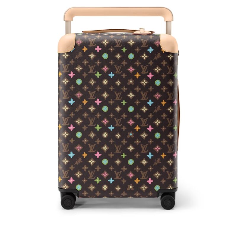 LOUIS VUITTON HORIZON 55 SUITCASE MONOGRAM CRAGGY COATED CANVAS CHOCOLATE 55CM M47070