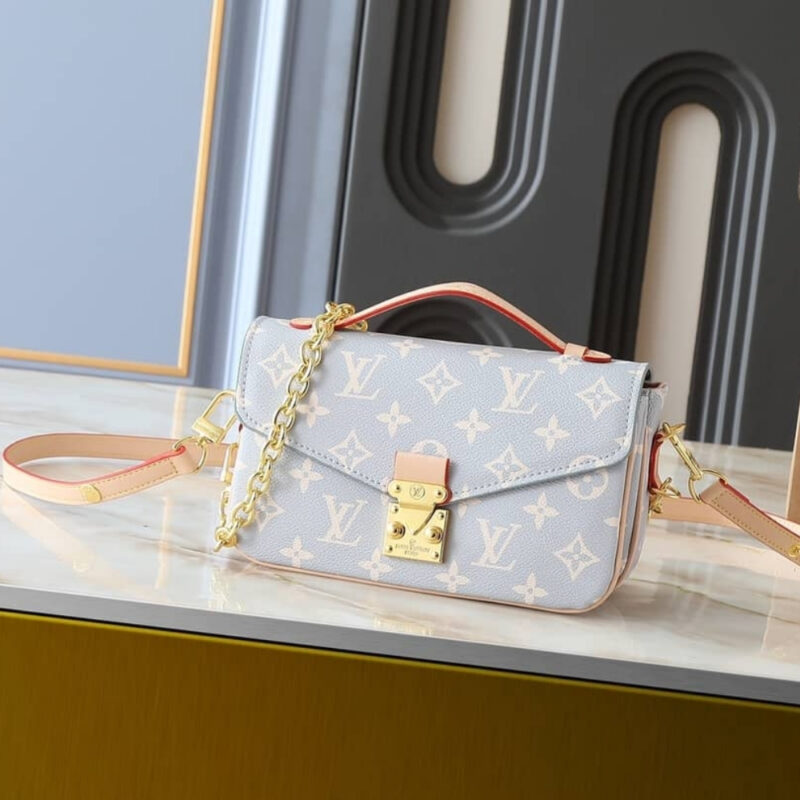 Alternative view of Louis Vuitton Pochette Métis East West Coated Canvas Trianon 21Cm M12429