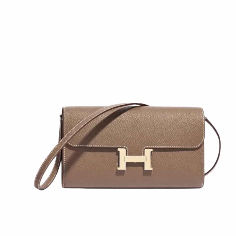 HERMÈS CONSTANCE TO GO EPSOM ETOUPE 21CM