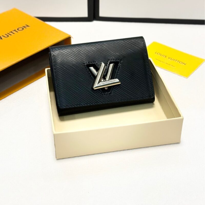 Alternative view of LOUIS VUITTON TWIST COMPACT WALLET BLACK 12CM M64414