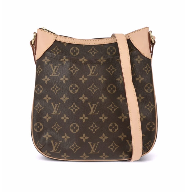 Louis Vuitton Odéon PM Monogram Canvas Shoulder Bag Brown 29cm