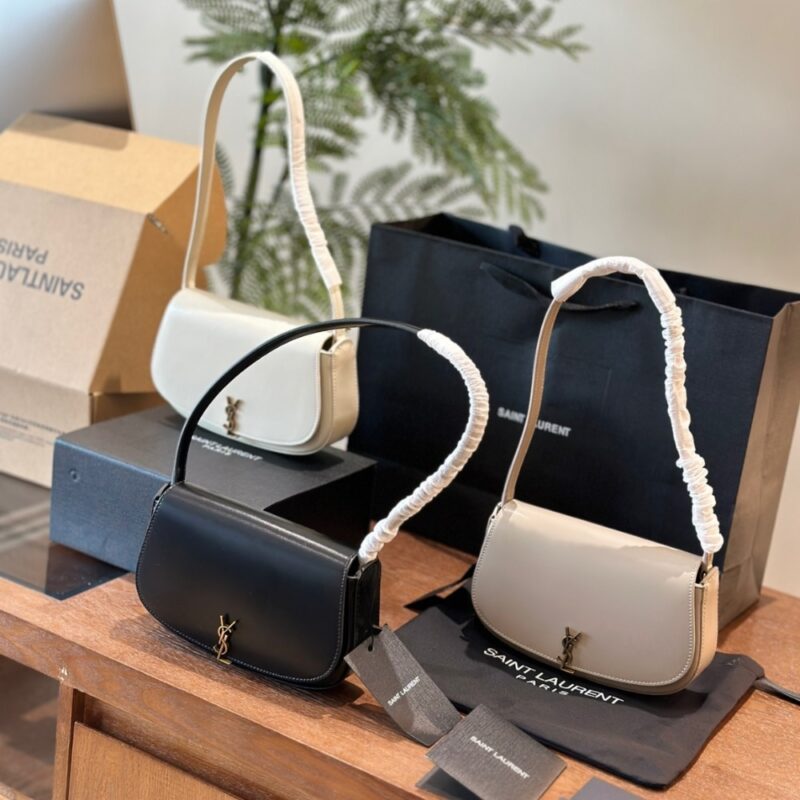 Alternative view of SAINT LAURENT MINI VOLTAIRE IN BOX BLACK 17CM 7796420SX0W1000